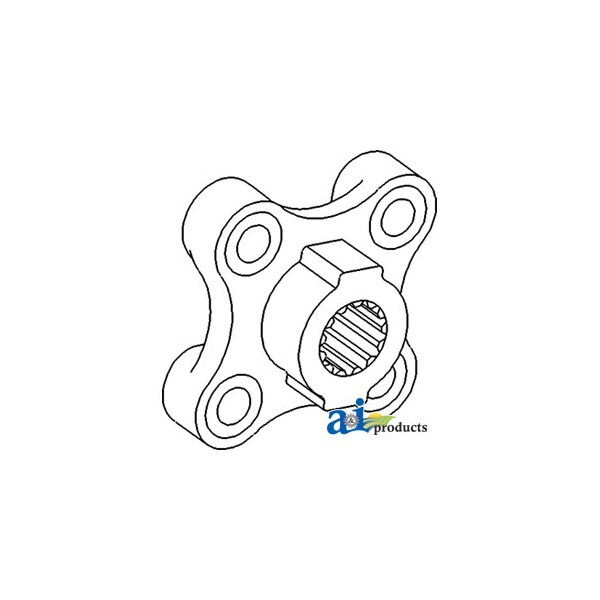 Coupling, Coupler Pump Drive 3.7" x3.9" x2.3"